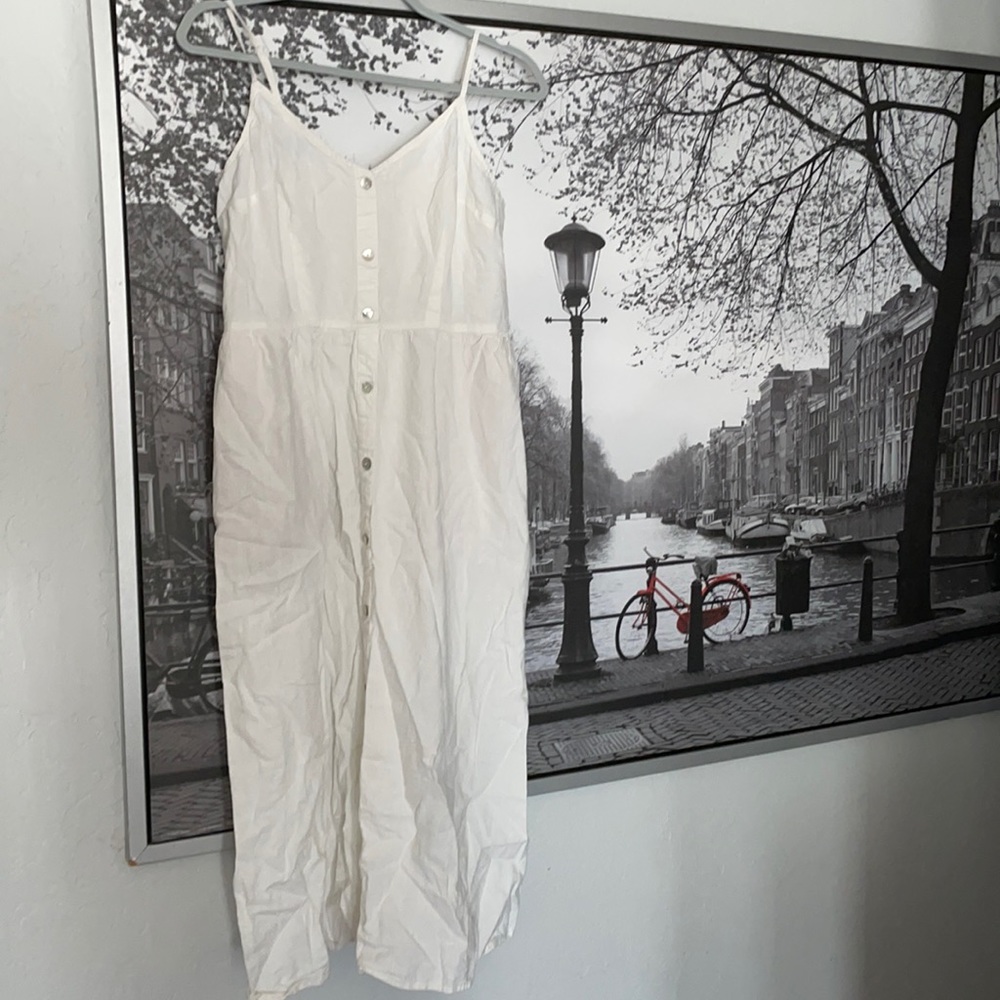 Ivory knee length dress